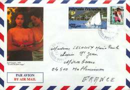 1993  Lettre Avion  Pour La France  Yv 403, 427 (de Carnet) - Cartas & Documentos