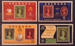 Grenada MNH ** 1971 - Sc # 417/420 - Grenada (...-1974)