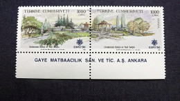 Türkei 2878/9 ZD **/mnh, 75. Jahrestag Der Kämpfe Um Die Dardanellen - Autres & Non Classés