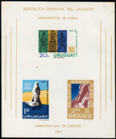 URUGUAY 1964 ** Schutz Der Nubischen Denkmäler - Block 5 MNH - Egittologia