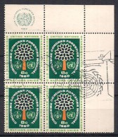 United Nations New York 1960 5th World Congress On Forestry, Seattle, Mi 89 Bloc Of Four, Used - Used Stamps