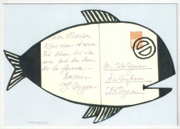 Tomi UNGERER - Poisson-Carte Postale - Ungerer