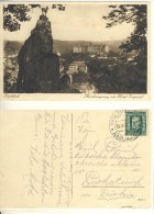 AK Karlsbad Hirschensprung Hotel Imperial Echt Gel. 19. 7. 1927 S/w (324-AK265) - Sudeten