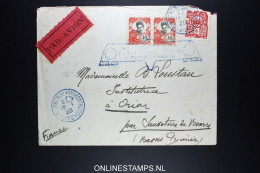 Indochine Cochinechine Premier Voyage Postal Par AvionIndochine A Paris 12 Avril 1929 - Lettres & Documents