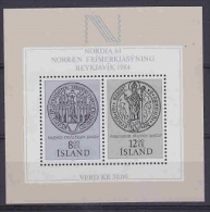 Iceland 1983 Nordia M/s ** Mnh (24756) - Blocs-feuillets