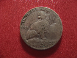 Belgique - 50 Centimes 1901 - Type Belgen 1613 - 50 Cent