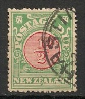Timbres - 0céanie - Nouvelle Zélande - Postage Due - 1/2 D. - - Portomarken