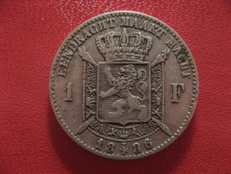 Belgique - 1 Franc 1886 Leopold II - Type Belgen 1579 - 1 Frank
