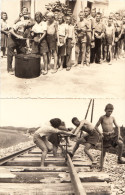 CHILDREN MADE RAILWAY LATE 1940th IN YUGOSLAVIA - Kunstbauten