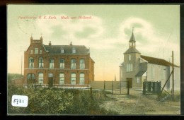 HOEK VAN HOLLAND * PASTORIE EN R.K. KERK * ANSICHTKAART * POSTCARD * CPA * GELOPEN NAAR DEN HAAG IN 1906 * NVPH 51 (3721 - Hoek Van Holland