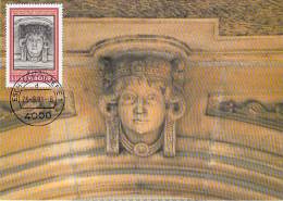 LUXEMBOURG  CARTE MAXIMUM    NUM-YVERT 1228 ARCHITECTURE MASCARON - Maximumkarten