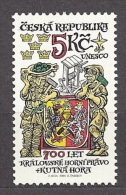 Czech Republic Tschechische Republik 2000 MNH **Mi 245 Sc 3112 Yv 237 700 Years Of Royal Mining Rights Kutna Hora. - Neufs