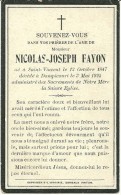 Nicolas Joseph Fayon Saint Vincent Dampicourt 1847 1925 - Rouvroy