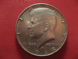 Etats-Unis - USA - Half Dollar 1968 D 1104 - 1964-…: Kennedy