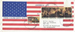 USA 1998 San Lorenzo American Independence George Washington 1776 Cover - Us Independence