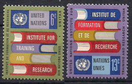 United Nations New York 1969 United Nations Institute For Training And Research (UNITAR). Mi 208-209, MNH(**) - Neufs