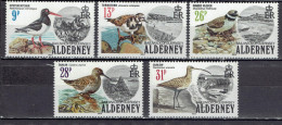 Alderney - Mi-Nr 13/17 Postfrisch / MNH ** (a276) - Albatrosse & Sturmvögel