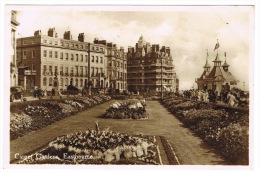 RB 1055 -  Real Photo Postcard - Carpet Gardens & Hotels - Eastbourne Sussex - Eastbourne