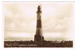 RB 1055 -  Real Photo Postcard - Beachy Head Lighthouse - Eastbourne Sussex - Eastbourne
