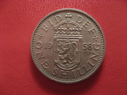 Grande-Bretagne - UK - Shilling 1958 Elizabeth II 2214 - I. 1 Shilling