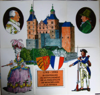 Montbéliard Puzzle De 6 Cartes Bicentenaire 1993 Château Jean-Marie Petey - Petey