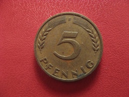 Allemagne - 5 Pfennig 1950 F 2187 - 5 Pfennig