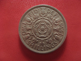 Grande-Bretagne - UK - 2 Shillings 1956 Elizabeth II 2146 - J. 1 Florin / 2 Schillings