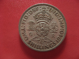 Grande-Bretagne - UK - 2 Shillings 1940 George VI 2109 - J. 1 Florin / 2 Shillings