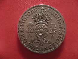 Grande-Bretagne - UK - 2 Shillings 1948 George VI 2096 - J. 1 Florin / 2 Shillings