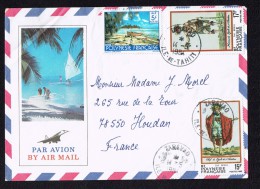 1984  Lettre Avion  Pour La France   Yv 136, 202, 203 - Briefe U. Dokumente