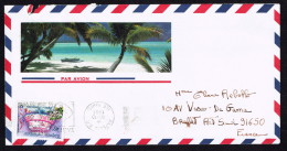 1991  Lettre Avion Pour La France   Yv 342 (Gâteau Joyeux Anniversaire) - Briefe U. Dokumente