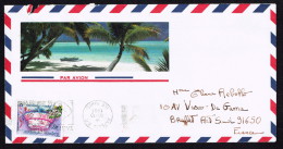 1991  Lettre Avion Pour La France   Yv 342 (Gâteau Joyeux Anniversaire) - Lettres & Documents