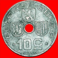 * OCCUPATION BY GERMANY ~ FRENCH LEGEND: BELGIUM★ 10 CENTIMES 1941! LEOPOLD III (1934-1950) LOW START★NO RESERVE! - 10 Cents