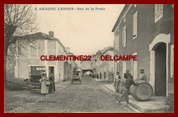 Dept 40 Geaune Landes Rue De La Poste   ( Scan Recto Et Verso ) - Autres Communes