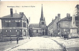 PICARDIE - 60 - OISE - RANTIGNY - La Poste Et L'Eglise - Rantigny