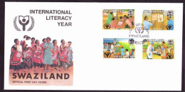 Swaziland - 1990 - International Literacy Year - FDC - Swaziland (1968-...)