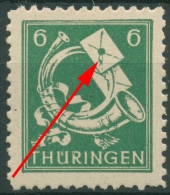 SBZ Thüringen Freimarke Mit Plattenfehler 95 AX Dp2 XI Postfrisch - Mint