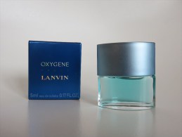 Oxygene - Lanvin - Miniaturen Herrendüfte (mit Verpackung)