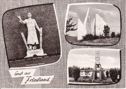 AK Friedland (Niedersachsen) - Gedächtnisstätte Heimkehrer-Statue - Mehrbildkarte (17985) - Göttingen