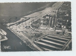 Courseulles-sur-mer (14) : Vue Aérienne Au Niveau Du Quartier Des Bassins Ostréicoles Du Port  En 1955 (animé) GF. - Courseulles-sur-Mer