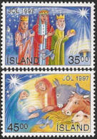 Iceland 1997 MNH/**/postfris/postfrisch Michelnr. 880-881 - Unused Stamps