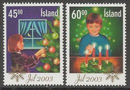 Iceland 2003 MNH/**/postfris/postfrisch Michelnr. 1049-1050 - Ungebraucht