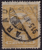 Arad / TURUL - 1915 Hungary Erdély / Romania Transylvania - KuK / K.u.K - 2 Fill. - Used - Transylvania