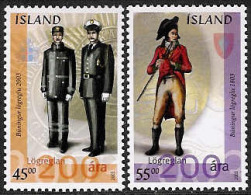 Iceland 2003 MNH/**/postfris/postfrisch Michelnr. 1026-1027 - Neufs