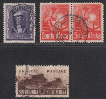 South Africa 1941 Cancelled, See Desc, Sc# , SG 93,95,96 - Used Stamps