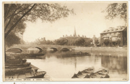 Bedford, Town Bridge & Swan Hotel - Bedford