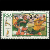 SOUTH AFRICA 1989 - Scott# 771 Rugby 30c Used - Oblitérés