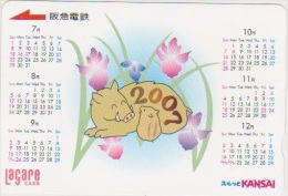 ZODIAC - JAPAN-110 - YEAR OF THE PIG - HOROSCOPE - CALENDAR - Zodiaque