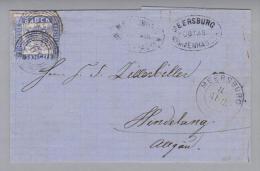 Heimat DE BW Mimmenhausen Postab. 1865-08-08 Brief Mi#19 O#89 - Lettres & Documents