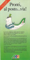 # ALITALIA VIE DI ACCESSO A BORDO Old Service Improvement Advert Aviation Air Publicitè Pubblicità - Advertisements